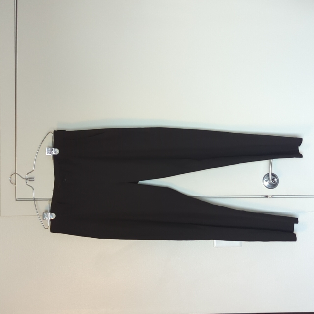 Alfani slim fit stretch solid men's black dress pants waist 33 inseam 30